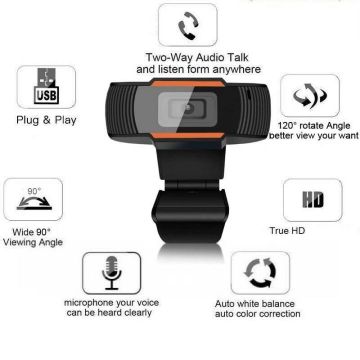 Веб камера web K25 для компьютера,пк,ноутбука,с микрофоном