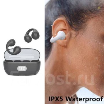 Беспроводные TWS наушники зажимы, спортивные,DIIS DESIGN,гарнитура