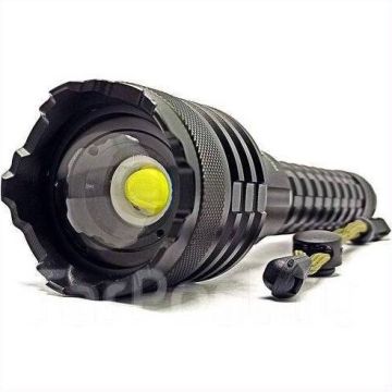 Мощный фонарь ручной металлический тактический +ЗУМ YYC-6008-P90