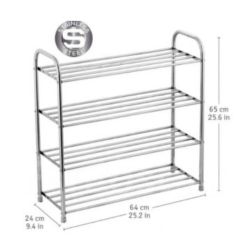 Полка шкаф для обуви обувная 4-и ярусная SHOE RACK