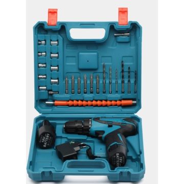 Аккумуляторный Шуруповерт Makota,Шурик 12V,набор 26 предметов