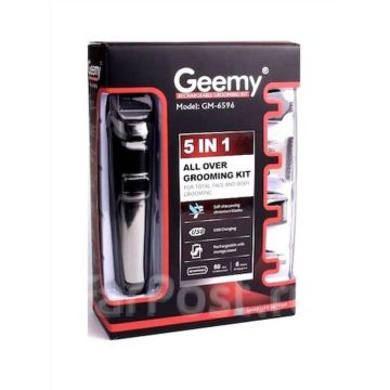 Машинка для стрижки волос 5в1/ Geemy GM-6596
