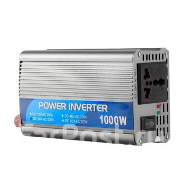 Инвертор напряжения автомобильный AVS IN-1000W ( 24 В>220В)