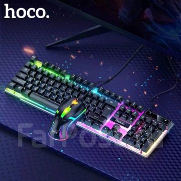 Игровая клавиатура для компьютера, ноутбука HOCO GM18 русская версия