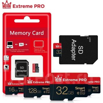 Карта памяти, видео камер, microSD,32gb10 класс + адаптер