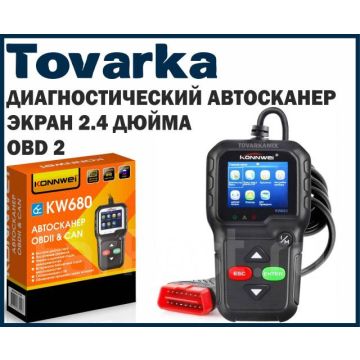 Диагностический автомобильный сканер,автосканер,KONNWEI KW 680,OBD 2
