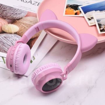 Наушники с ушками, ушки “W27 Cat ear” беспроводные Hoco
