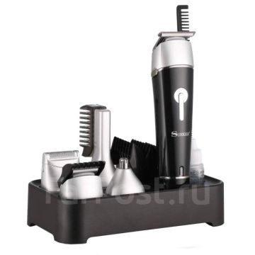 Машинка для стрижки волос,бороды,носа,триммер Surker SK-0068,5 в 1