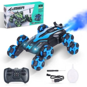 Машинка перевертыш на радиоуправлении с имитацией выхлопа RC Stunt Car