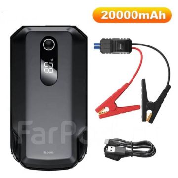 Пуско-зарядное устройство,пускач,бустер Baseus 20000mAh 2000А