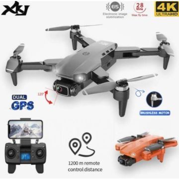Квадрокоптер дрон складной с камерой профессиональный 4K GPS 30 мин XKJ L900PRO