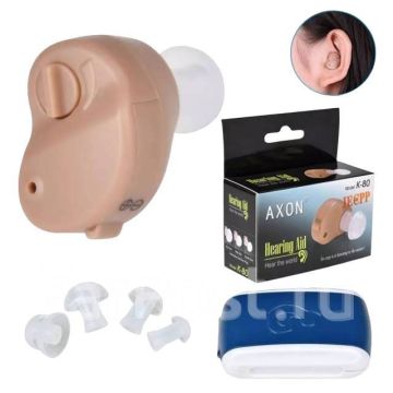 Невидимый компактный цифровой слуховой аппарат мини