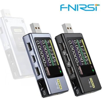 Цифровой USB тестер,вольтметр, амперметр,мультиметр FNB 58,Bluetooth