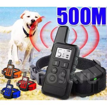 Управляемый электро-ошейник.Дрессировка/воспитание собак,влагозащитный
