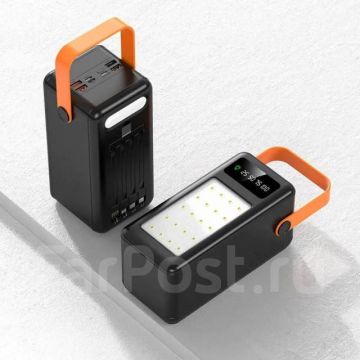 Повербанк внешний аккумулятор 100000 mAh, зарядное устройство,OARMIO