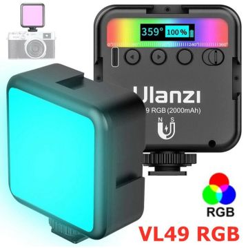Накамерный свет Видеосвет Ulanzi VL49 RGB 2000мАч