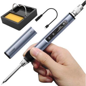 Электрический мини паяльник,портативный,Fnirsi HS-01 65W