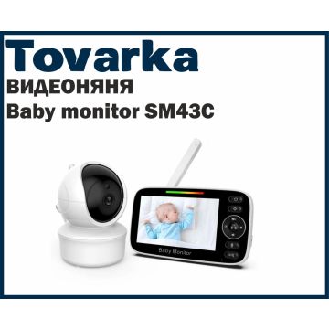 Видеоняня радионяня с камерой и монитором Baby Monitor SM650