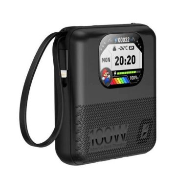 Павербанк,внешний аккумулятор с сенсорным дисплеем 10000 mAh,100W