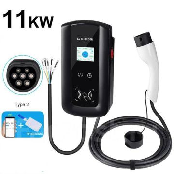 Зарядная станция для электромобилей EVSE Wallbox 11квт 16A Type2