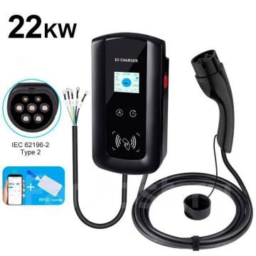 Зарядная станция для электромобилей EVSE Wallbox 22квт 32A Type2