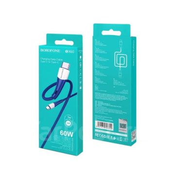 Кабель зарядный Borofone BX 60 TYPE-C - TYPE-C 60W,1М,3А