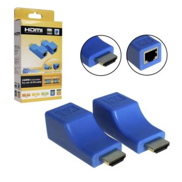 Удлинитель (адаптер) HDMI сигнала по витой паре (RJ45),переходник
