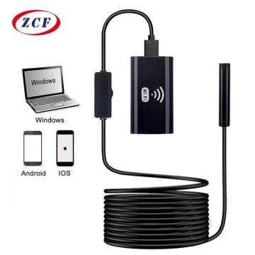 Камера-эндоскоп WiFi бороскоп,для Android,iPhone,автомобильный,2М,8ММ