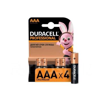 Батарейки мизинчиковые Duracell ААА LR03 (цена за 4шт)