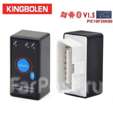 Диагностический авто сканер ELM327 OBD2 Bluetooth версия V1.5/100%