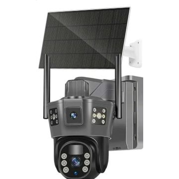 Камера видеонаблюдения на солнечной батарее 4G Уличная,поворотная.TD35