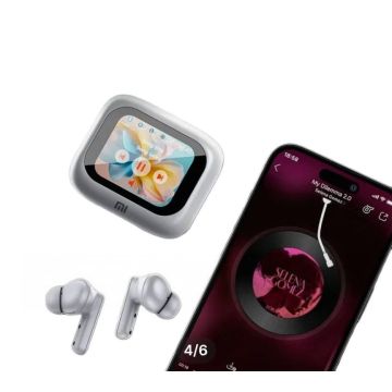 Наушники беспроводные bluetooth Apple AirPods A 6 pro c экраном