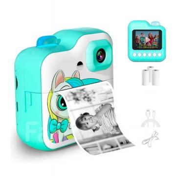 Фотоаппарат мгновенной моментальной печати детский принтер, Q6