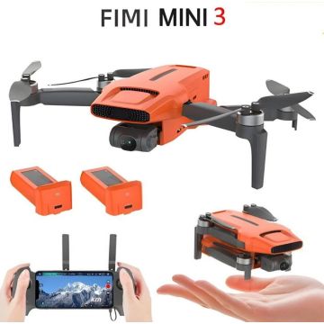 Квадрокоптер, складной дрон FIMI MINI 3 FPV RTF 2-АКБ