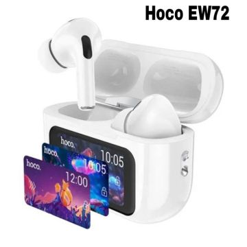 Беспроводные наушники Hoco EW72 с дисплеем. Bluetooth гарнитура
