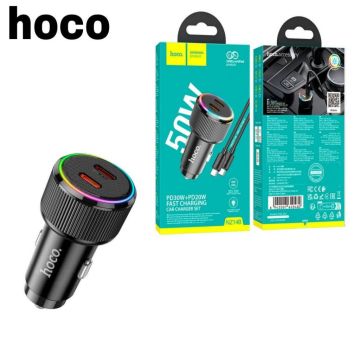 Автомобильное зарядное устройство АЗУ Hoco NZ14B Guerrero 50W Type-C 2