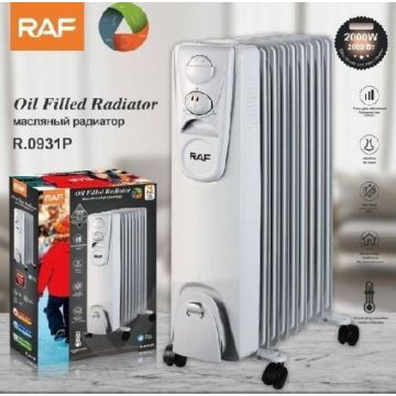 Обогреватель Масляный RAF R.0931P Калорифер Радиатор 2000Вт