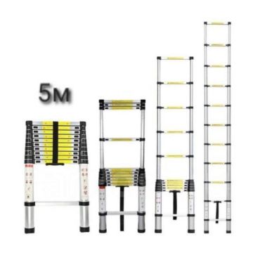 Лестница телескопическая складная, раздвижная Алюмет 5М TLS 5,