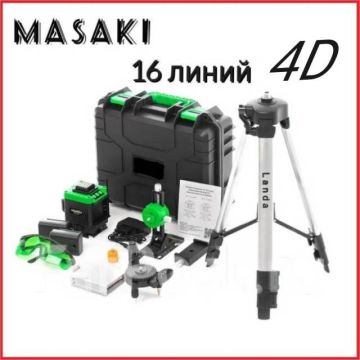 Профессиональный лазерный уровень 360,masaki 16 XL линий 4D