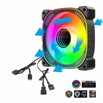 Вентилятор для корпуса пк Coolmoon CM -TY1 RGB кулер