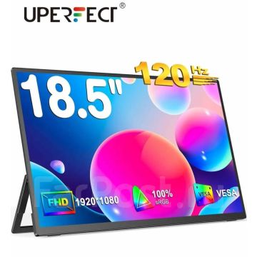 Монитор портативный UPERFECT 18,5 дюйм.120Гц, для ПК,Ноутбука FHD,HDR