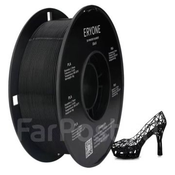 Пластик для 3D принтера Eryone ABS 1,75мм. 1кг Черный