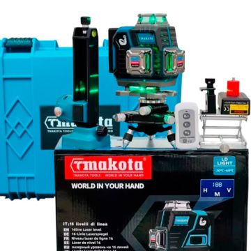 Профессиональный лазерный уровень нивелир TMakota TM-4D21WF