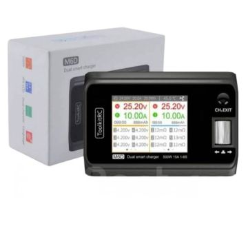 Зарядное устройство двухканальное ToolkitRK M6D 500W,15A Гарантия