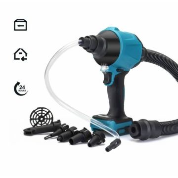 Воздушный насос от аккумулятора, воздуходувка Makota 18V аналог.