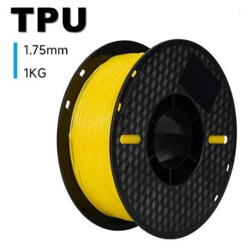 Пластик для 3D принтера Kingroon TPU 1,75мм. 1кг. Жёлтый